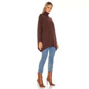 Lovers + Friends Turtleneck Oversized Tunic Sweater